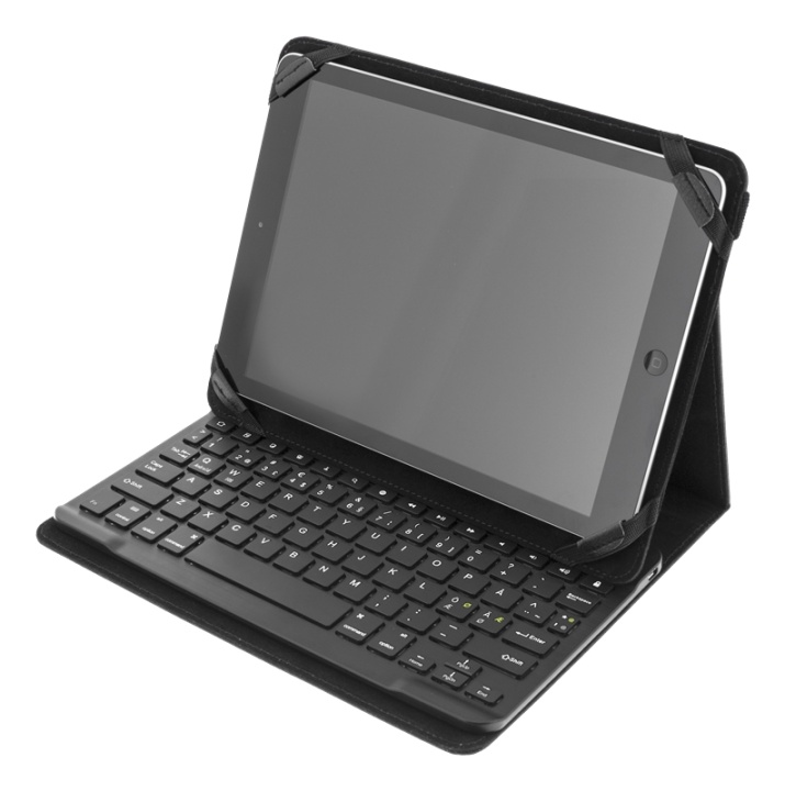 DELTACO Fodral och Bluetooth tangentbord för 10" , svart (TB-137)
