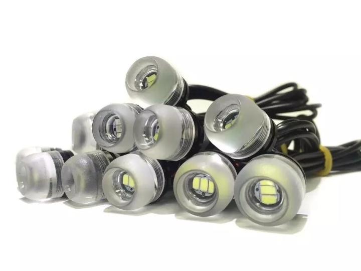 SMD DRL - varselljus 9W, 12V, 2-Pack (DRL109)