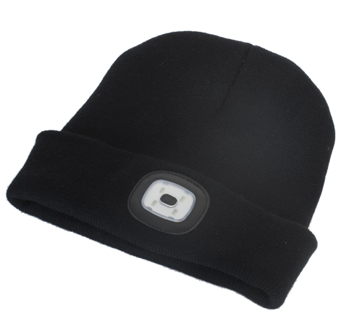 Mössa med inbyggd LED-lampa