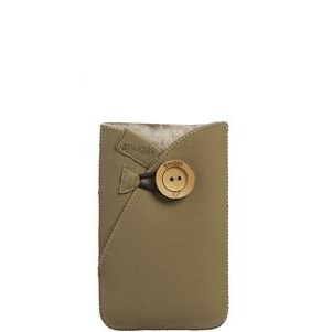 SNUGGS Mobil sleeve Universal Beige Mocca Ull på insidan