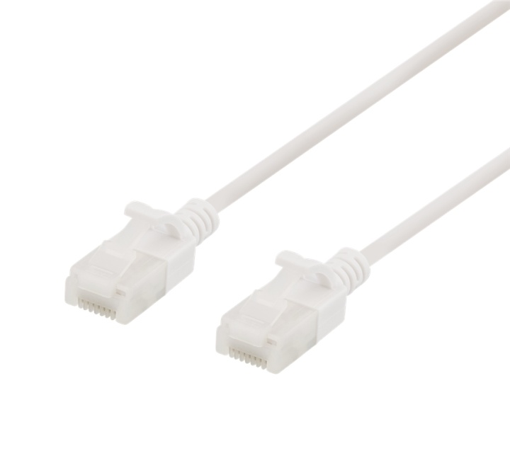 DELTACO U/UTP Cat6a patchkabel, slim, 3,5mm i diameter, 1m