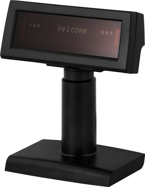 Kunddisplay, 2x20 tecken, USB