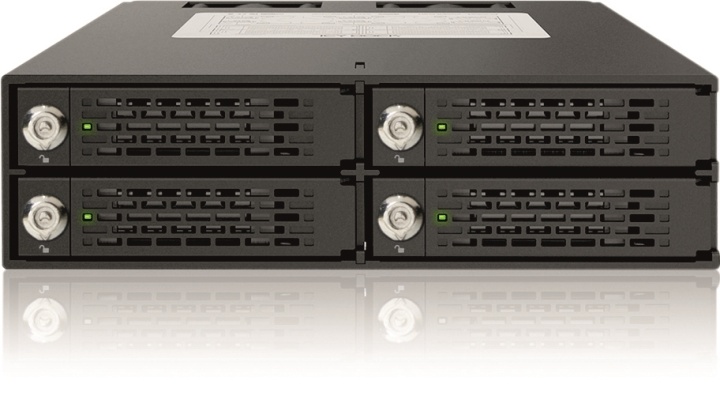 icydock ToughArmor 4 x 2.5"" SATA/SAS HDD/SSD Rack Key Lock