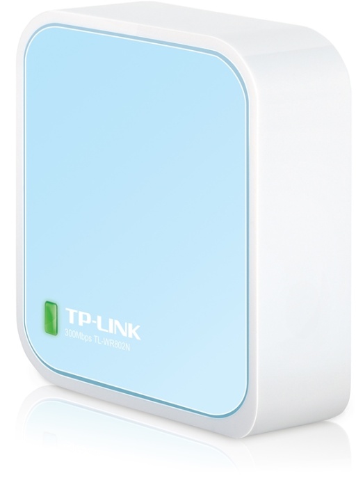 TP-LINK TL-WR802N, trådlös nano N-router