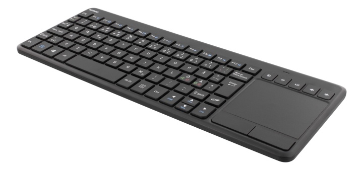 DELTACO Trådlöst mini tgb, Nordisk, touchpad, USB