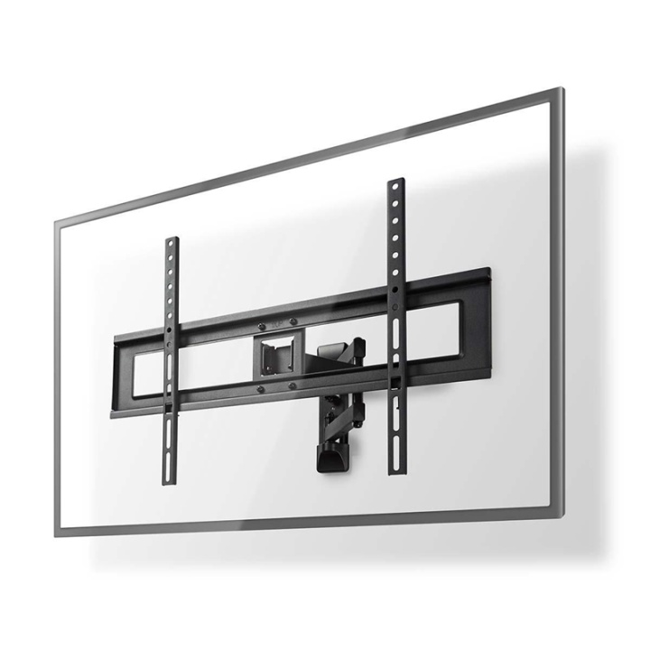 Nedis Tilt och vridbart TV väggfäste | 37 - 70 " | Maximal skärmvikt som stöds: 25 kg | Går att tilta | Roterbar | Minsta väggdistans: 79 mm | Maximalt väggavstånd: 427 mm | 3 Ledpunkt(er)