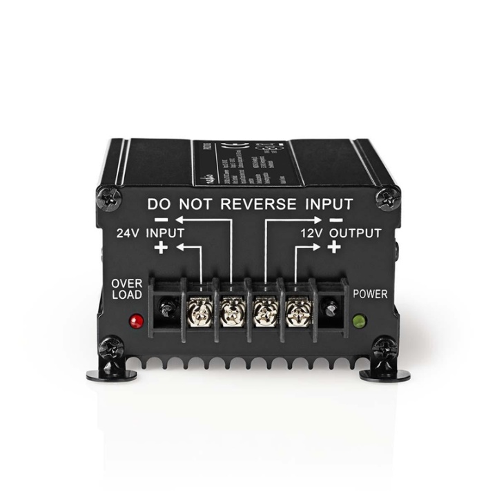 Nedis Ström omvandlare | Bildriven | 24 V DC | 12 V DC | 120 W | Skruvterminal