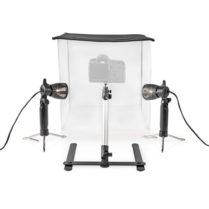 Nedis Foto Studio Kit | 400 lm | Vikbar | Bakgrunder ingår