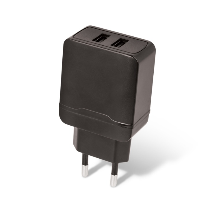 Setty 2 x USB Väggladdare 2.4A