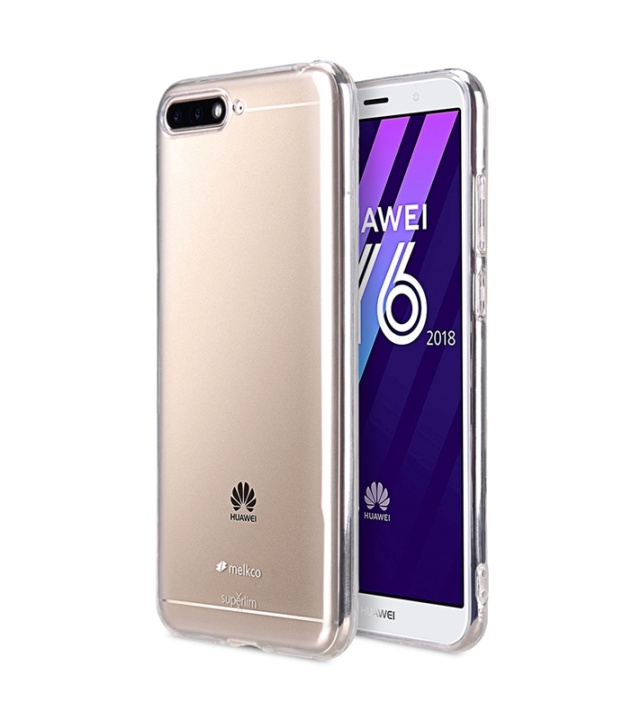 Transparent TPU-skal för Huawei Y6 2018