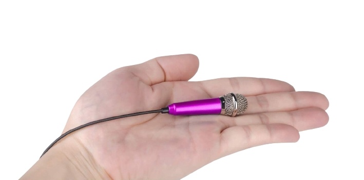 Blå Mini-Mikrofon, Pink