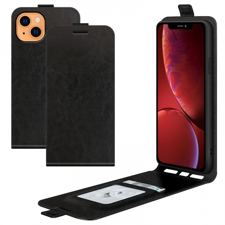 Flipfodral i PU-läder för iPhone 13 Mini