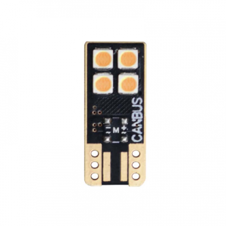 CANBUS N2-T10-4SMD, 3W, 9-24V, Amber