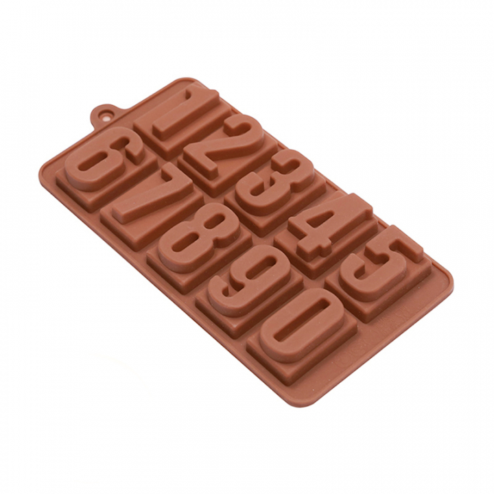 Chokladgjutningsform, Siffror