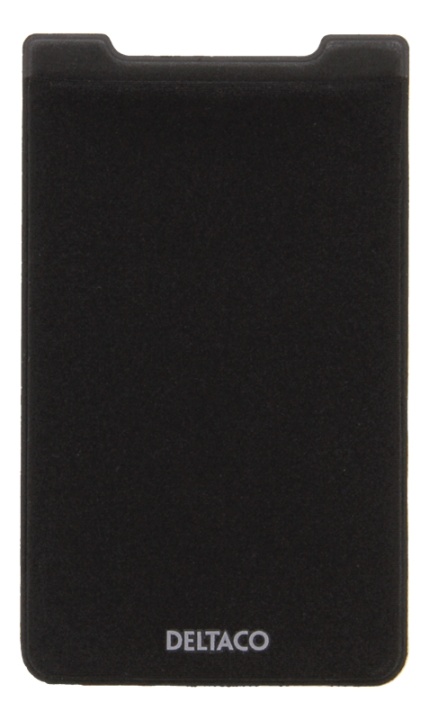 DELTACO Adhesive card holder, RFID blocking, 3M adhesive
