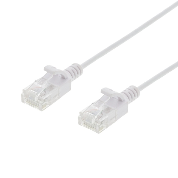 DELTACO Ultra Slim U/UTP Cat.6 patchkabel, 2.6mm, 0,5m