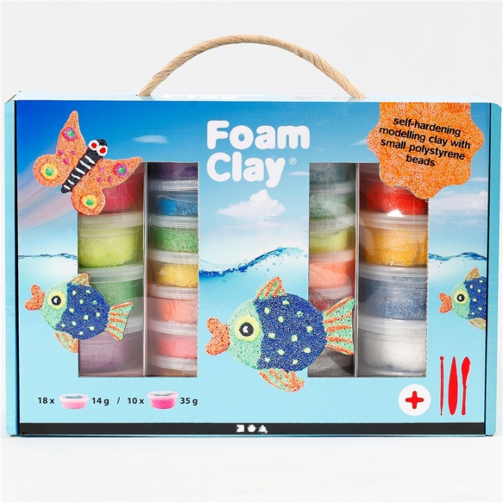 Foam Clay Presentask Mixade Färger