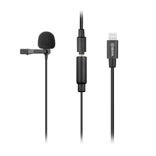 Boya Mikrofon Lavalier By-M2 Lightning 6M