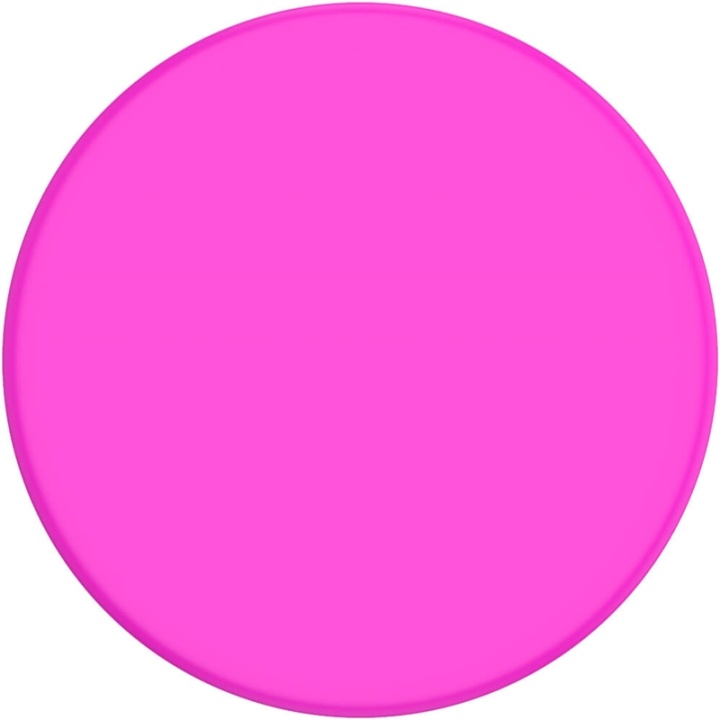 PopSockets Neon Day Glo Pink Avtagbart Grip med Ställfunktion