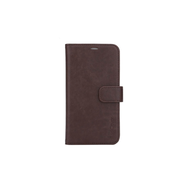 Radicover Strålningsskydd Plånboksväska PU iPhone 11 Pro Max Flipcover Brun 3-Led RFID