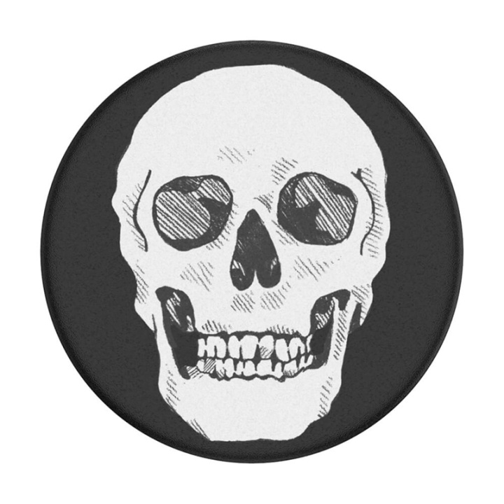 Popsockets Shaky Bones White Avtagbart Grip Med Ställfunktion