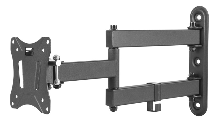 DELTACO Office, full-motion 3-way wall, 13"-27", 25kg, 75x75-100-100