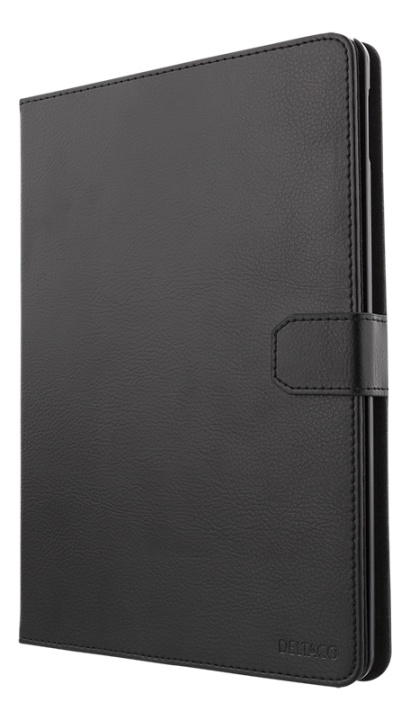 DELTACO iPad 9.7" 2017/2018 case, vegan leather, sleep/wake, stand