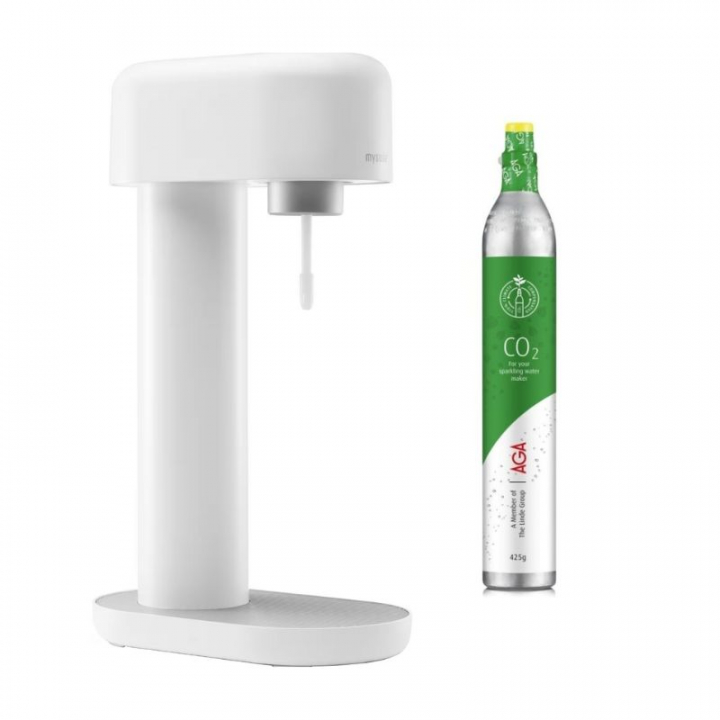 MySoda Ruby White inkl. Kolsyrepatron