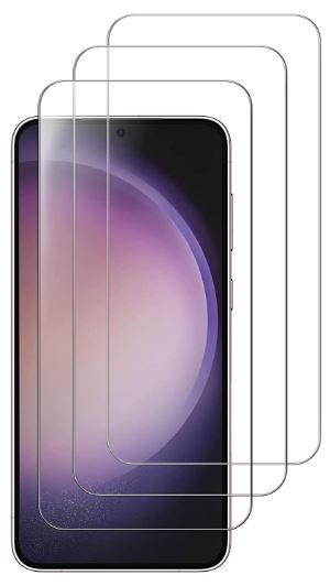 3-pack Skärmskydd härdat glas 2,5D för Samsung Galaxy S22 / S23