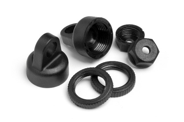 Shock Cap And Preload Collar Set