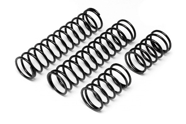 Shock Spring 23X155X2.4Mm 17.5 Coils (Black/2Pcs)