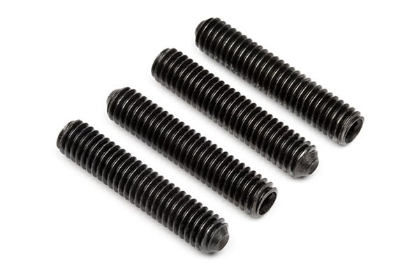 Gängad axel M4 X 20Mm (4st)