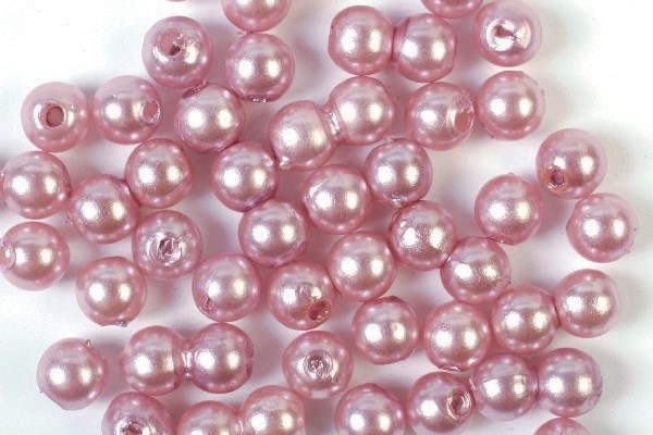 Plastpärlor 4mm 500g