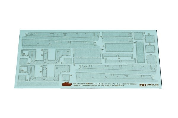Tamiya 1/48 Zimmerit Coating Sheet for Sturmtiger