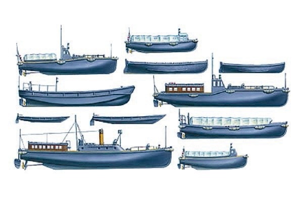 Tamiya 1/350 IJN Utility boat Set