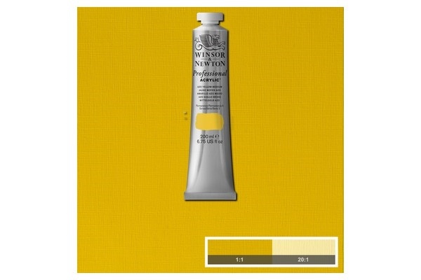 Prof Acrylic 200ML AZO YELLOW MEDIUM 019