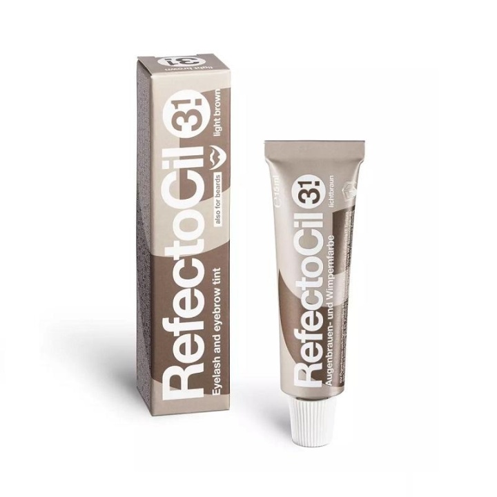 RefectoCil Øyevippe- og øyenbrynfarge Light Brown No. 3.1 - 15 ml