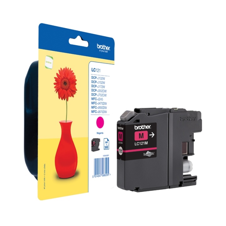 Brother LC-121M bläckpatroner 1 styck Original Magenta