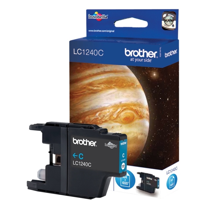 Brother LC-1240C bläckpatroner 1 styck Original Cyan