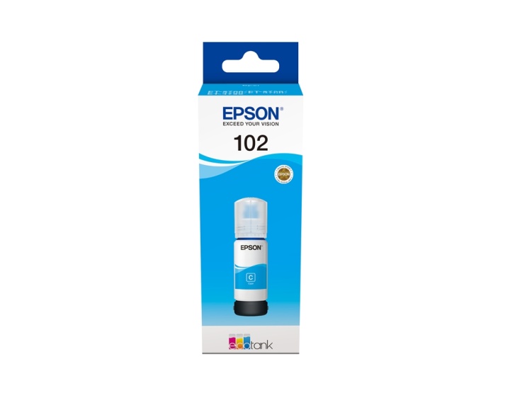 Epson 102 EcoTank Cyan ink bottle