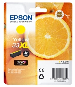 Epson Oranges C13T33644010 bläckpatroner 1 styck Original