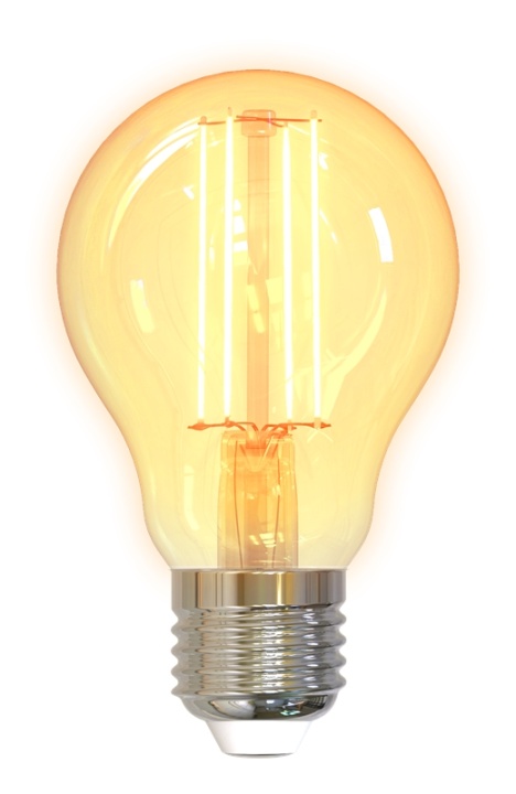 DELTACO SMART HOME FILAMENT LED-lampa, E27, WiFI, 5.5W, 1800K-6500K