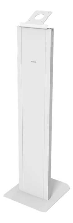 DELTACO Office Floor stand with built-in cabinet VESA 75x75, 100x100 W