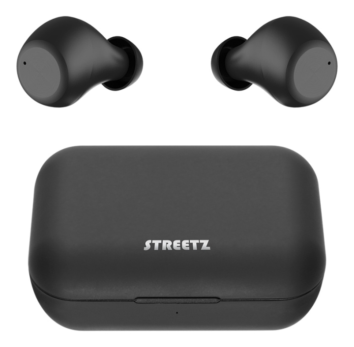 STREETZ Trådlösa in-ear hörlurar med laddningetui, BT 5, TWS