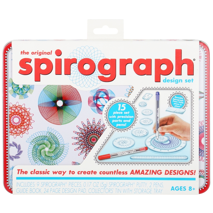 Spirograf Plåt askset