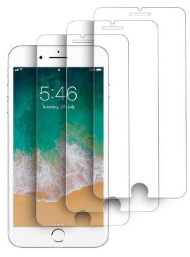 3-pack Haweel skärmskydd i härdat glas till iPhone 6/7/8 Plus