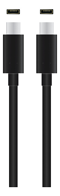 QNECT Thunderbolt 3-hane - USB typ C-hane, 0,5 m