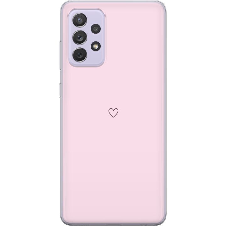 Mobilskal till Samsung Galaxy A52s 5G med Hjärta motiv