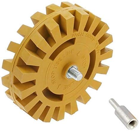 4-tums pneumatisk gummiplatta för borttagning av dekaler, 20 mm