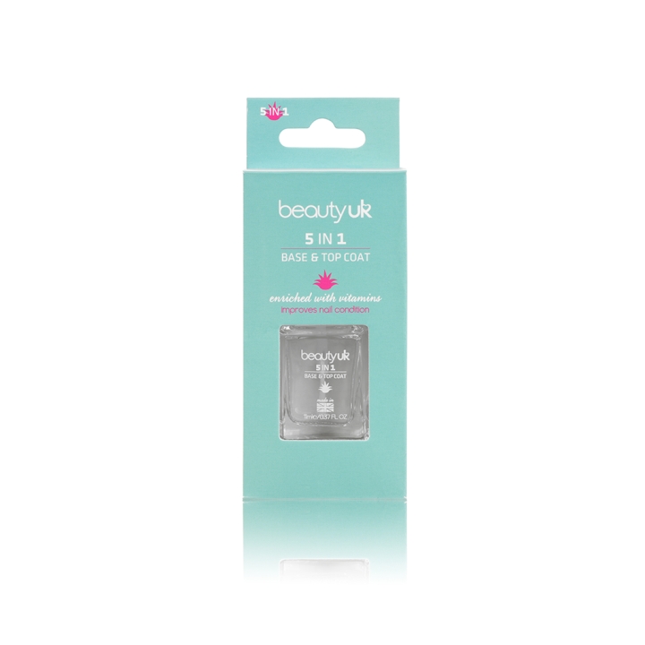BeautyUK Beauty UK 5 In 1 Base & Top Coat